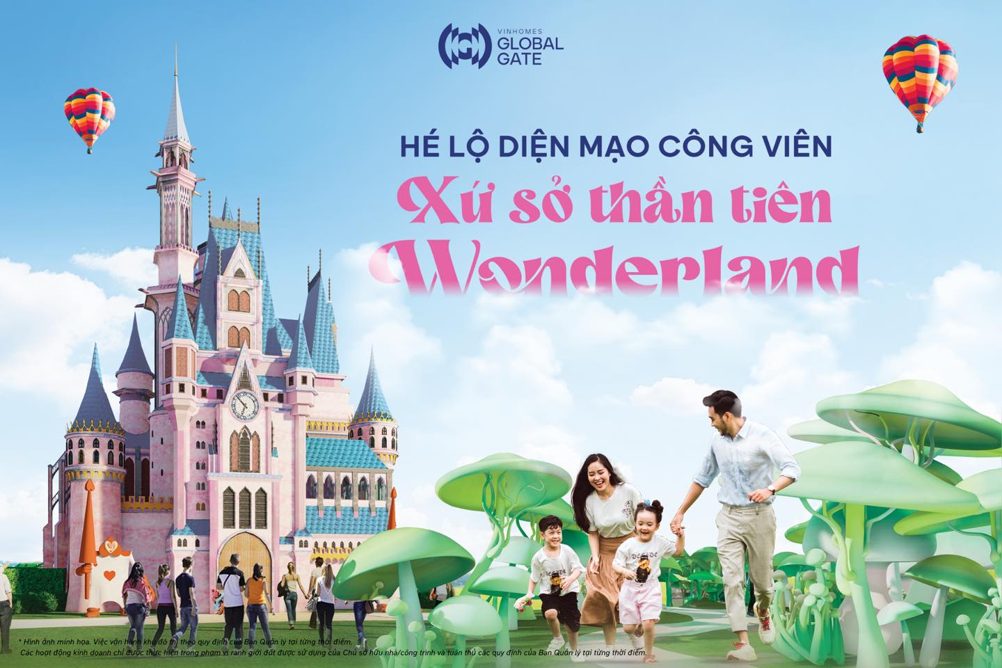 Khám phá công viên Wonderland dành cho trẻ em tại Vinhomes Global Gate