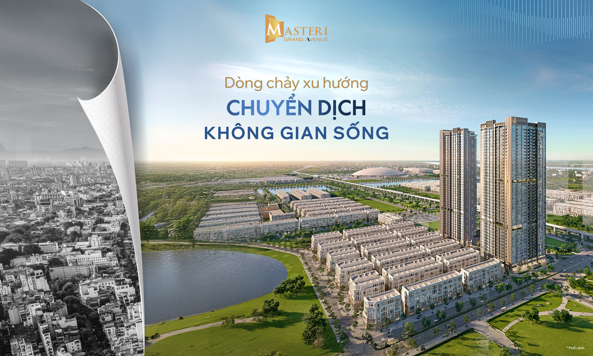 Masteri Grand Avenue đón đầu xu hướng dịch chuyển không gian sống về phía Bắc Thủ đô